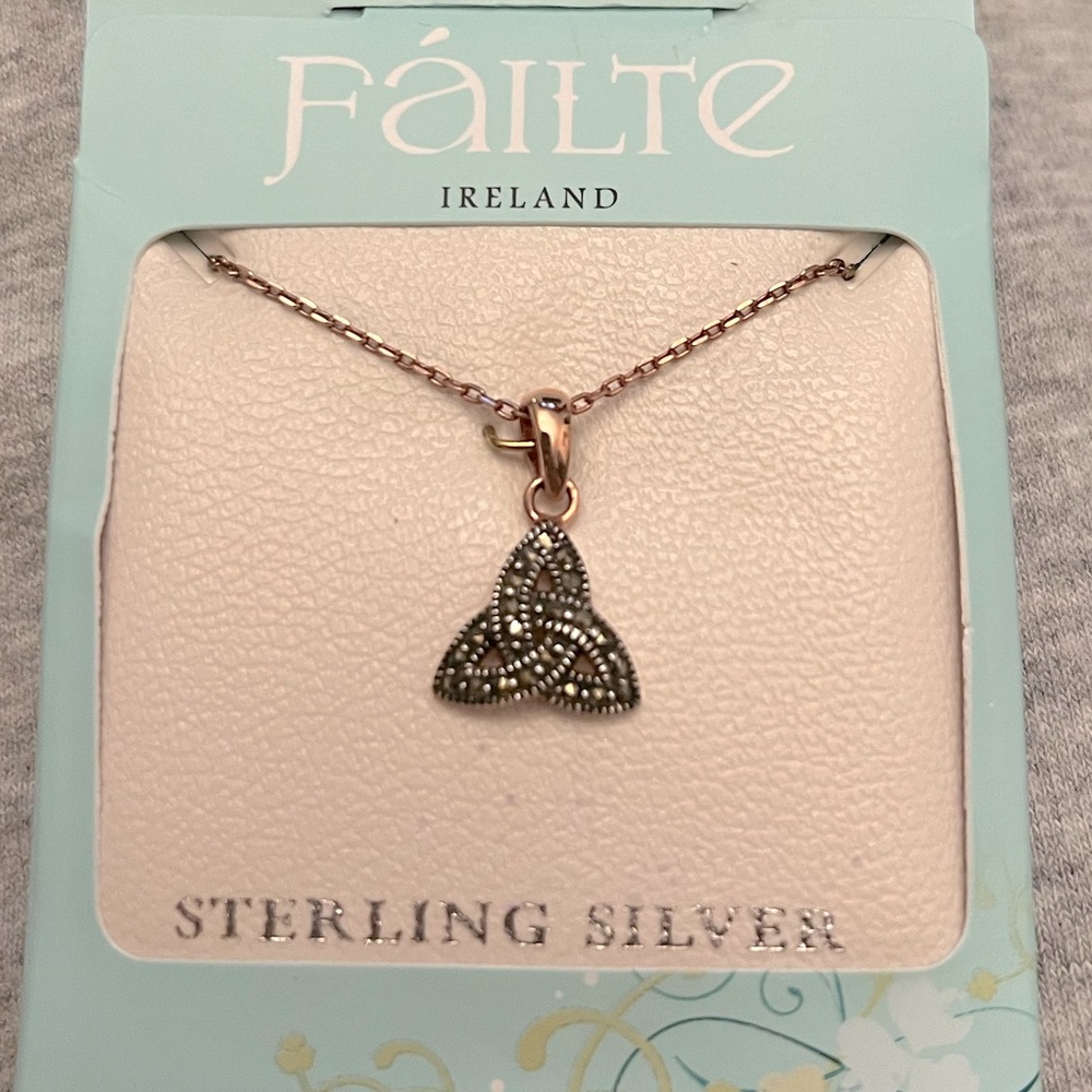 Celtic Knot Sterling Silver Necklace